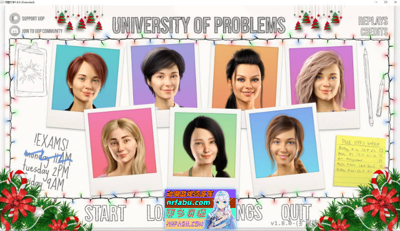 [欧美SLG/高渲染/动态/更新]问题大学V1.8.0 Extended AI汉化版[14G]