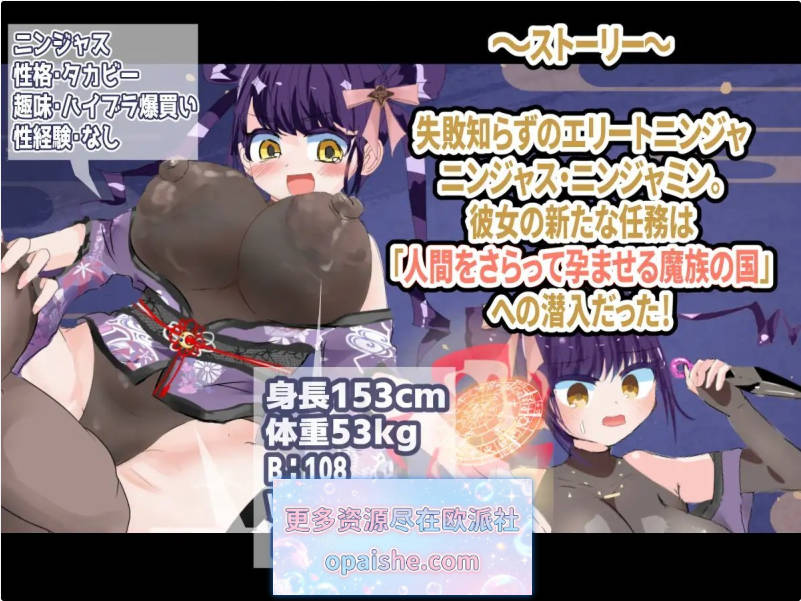 忍者绝对不会怀上敌军的孩子！挂载AI汉化版+存档[新汉化][1.5G]